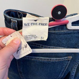 NWT We The Free High Rise Pacifica Jeans - Denim 31